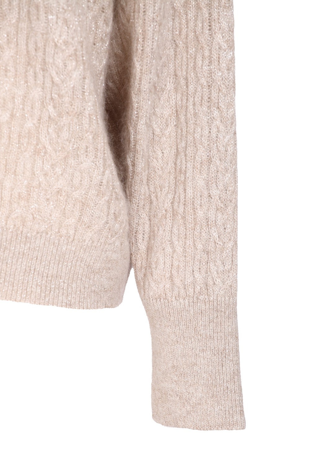 shop BRUNELLO CUCINELLI Saldi Pull: Brunello Cucinelli maglia in mohair Sparkling a treccia.
Girocollo.
Spalla abbassata.
Polsini e fondo in maglia a costina.
Maglia a treccia.
Vestibilità regolare.
Composizione: 42% Mohair 38% Poliammide 12% Lana 8% F. Metallica.
Fabbricato in Italia.. MBG747300-C1539 number 2157542